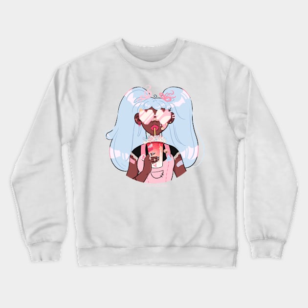 milkshake Crewneck Sweatshirt by coloured_braids